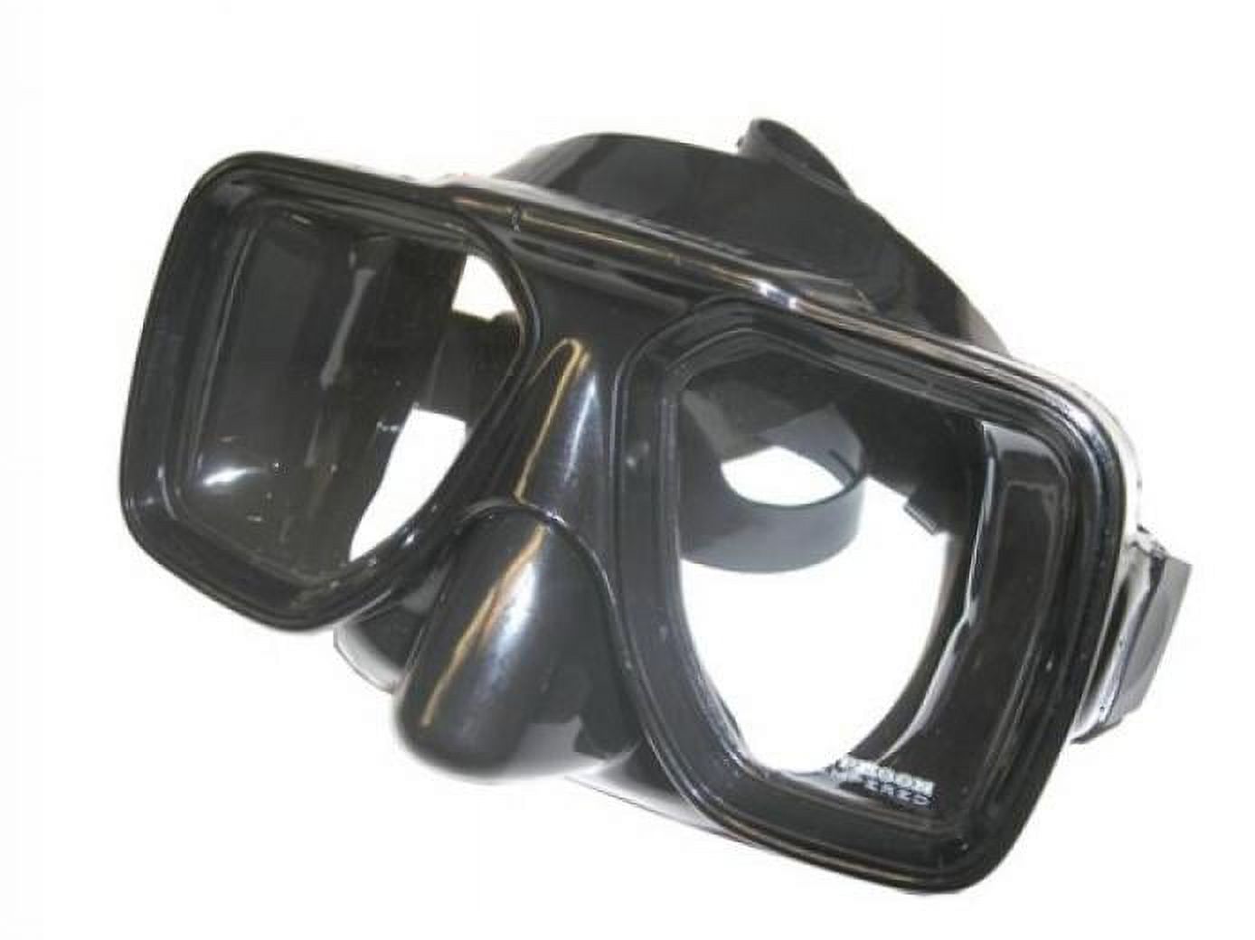Black Red and Clear Zray Teen/Young Adult Scuba Mask and Snorkel Dive