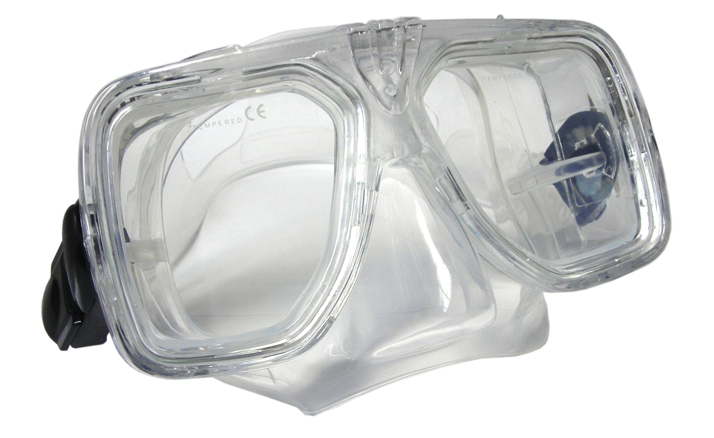 Scuba Blue Dive Mask FARSIGHTED Prescription RX 1/3 Optical Lenses (+2. ...
