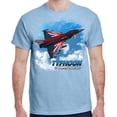 thumbnail image 1 of Typhoon UK Union Flag Eurofighter - Light Blue Adult Shirt-XL, 1 of 1