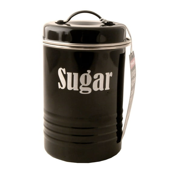 Typhoon Vintage Kitchen Sugar Canister | Black