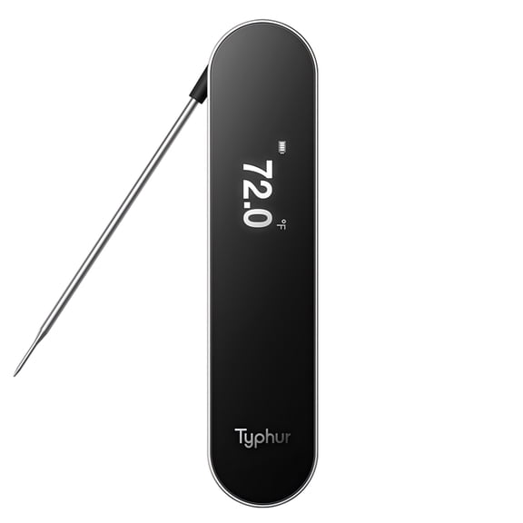 Typhur InstaProbe 0.5S Instant Read Meat Thermometer, Digital Food Cooking Thermometer with High Accuracy, IP67 Waterproof for Kitchen, Grill, BBQ, Oven