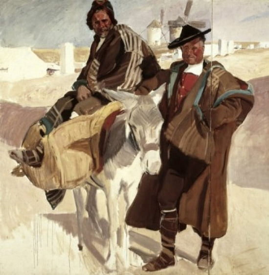 Typical Men of La Mancha Joaquin Sorolla y Bastida (1863-1923Spanish) Canvas Art - Joaquin Sorolla y Bastida (24 x 36)