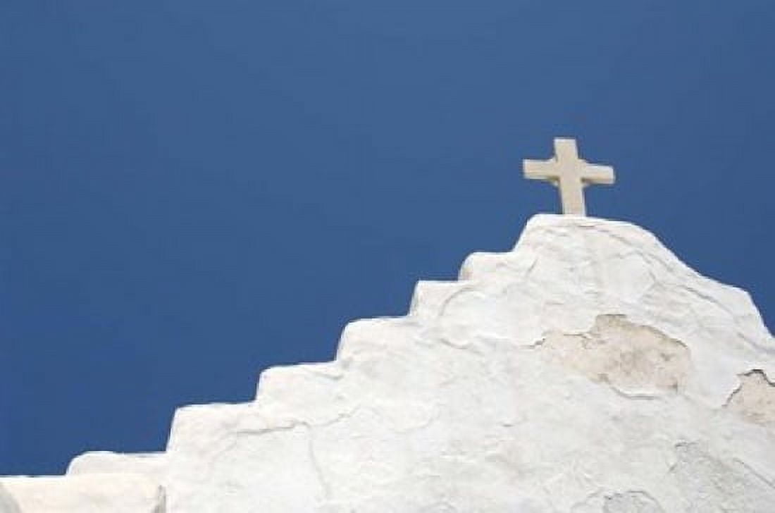 Typical Whitewashed Architecture Mykonos Greece Canvas Art - Cindy Miller Hopkins  DanitaDelimont (17 x 11)