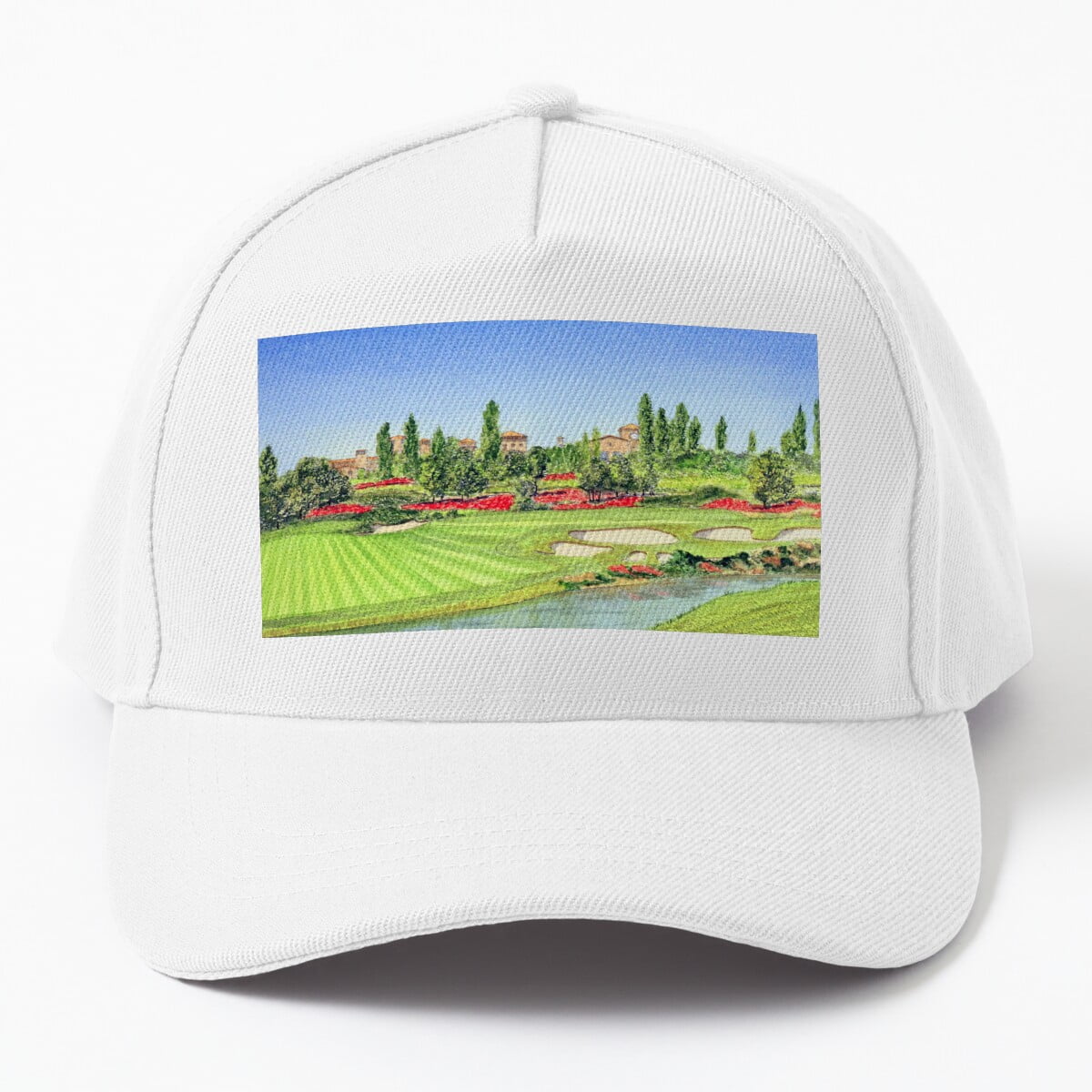 TypoTee The Bridges Golf Course Rancho Santa Fe 18Th Hole Baseball Cap ...
