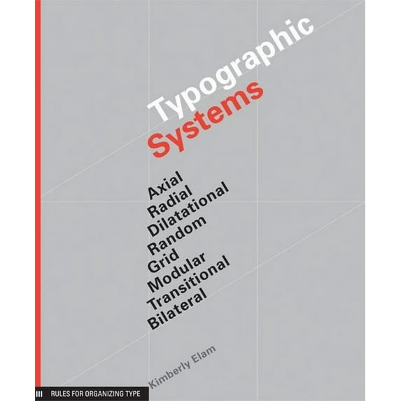 Typographic Systems of Design : Frameworks for Type Beyond the Grid (Graphic Design Book on Typography Layouts and Fundamentals) (Paperback)