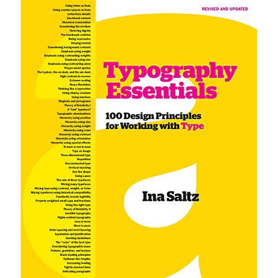 Pre-Owned Typography Essentials Revised and Updated : 100 Design Principles for Working with Type (Paperback) 9781631596476