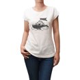 thumbnail image 1 of Typography Poster With Boat Print Cotton Casual Wear T-shirt Plus Size WTS_02 S, 1 of 1