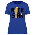 thumbnail image 1 of Typography Rock Star T-Shirt Women -Image by Shutterstock, Female x-Large, 1 of 2