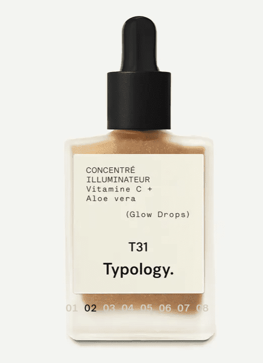 Typology Paris Glow Drops with 5% Vitamin C + Aloe Vera - Tinted