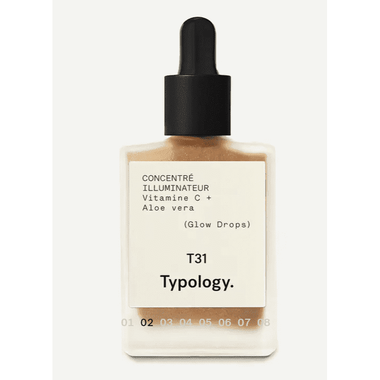 Typology Paris Glow Drops with 5% Vitamin C + Aloe Vera - Tinted