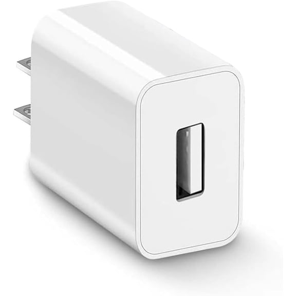 Typpkmm 5V USB Wall Charger, 9W Power Adapter for Roku Streaming Devices, White Compact Block, 0