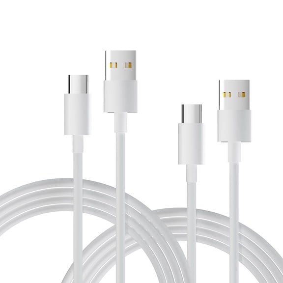 Typpkmm Dual USB-C Charger Cable Set Fast Charging Cord 6ft