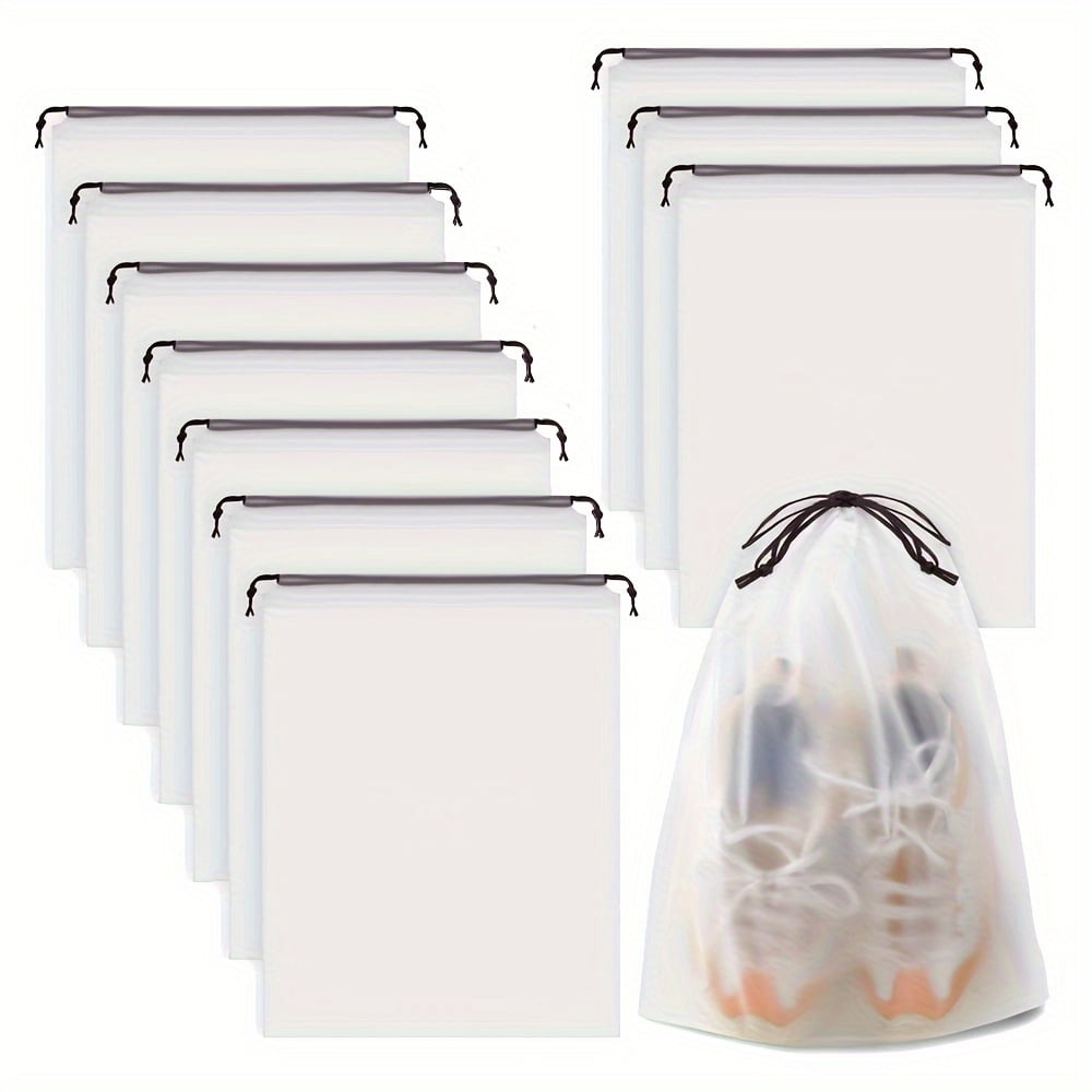 Typpkmm | Foldable 5/10/ Portable Shoe Drawstring Eco Storage Bag 20PCS