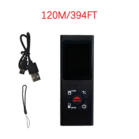 Typpkmm Laser Distance Meter, Cross Line Projection, High Red Beam for Construction, 120M