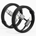 thumbnail image 1 of Typpkmm Lightning Cable 2-Pack 3FT CarPlay Cord, Black, 1 of 3