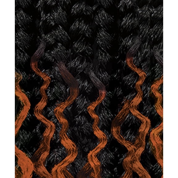 Typpkmm Outre Crochet Braids, Jumbo Twisted Up Synthetic Hair, 3X Pre-Stretched Boho Style Pack, CTCPOR