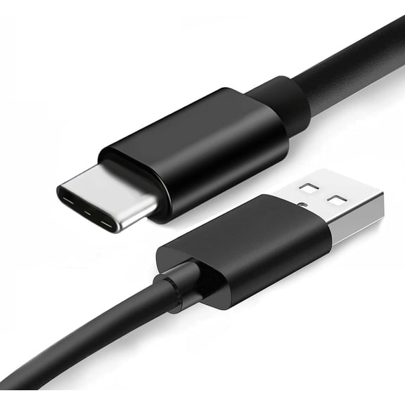 Typpkmm Replacement Uc-E25 USB-C Cable with 3.3 Foot Tethering, Charging Black