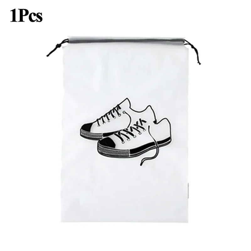Typpkmm - Stackable 10/ Transparent Shoes with Storage Bag Portable Travel 1Pcs