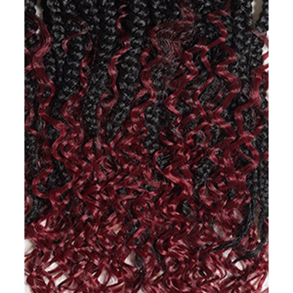 Typpkmm Synthetic Crochet Braids, 3X Boho Box Twist Hair Extensions, 8 Packs 14 Inch, CT425