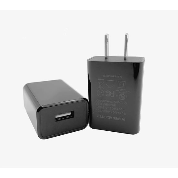Typpkmm USB Wall Charger Cube, 5V2A Power Supply Block, 2 Pack Compact Charger for Home Travel, 0