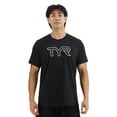 thumbnail image 1 of Tyr ClimaDry Men's Raglan Big Logo Tech Tee - Solidid, 1 of 5