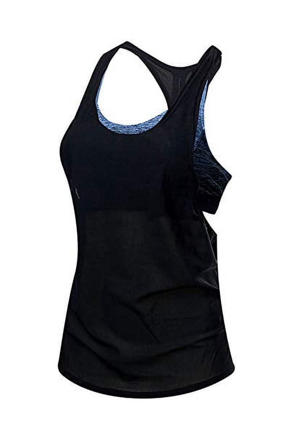 Fitness Swimsuit Top HARPER 2in1 (Small, Black)