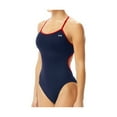 thumbnail image 1 of TYR Women's Standard Durafast Elite Trinityfit Swimsuit, Navy/RED, 38, 1 of 3