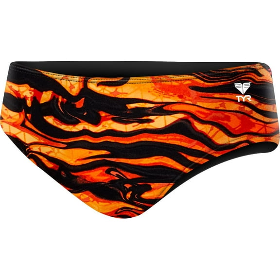 Tyr Miramar Durafast Elite Racer Male Youth (Black/Orange, 22)