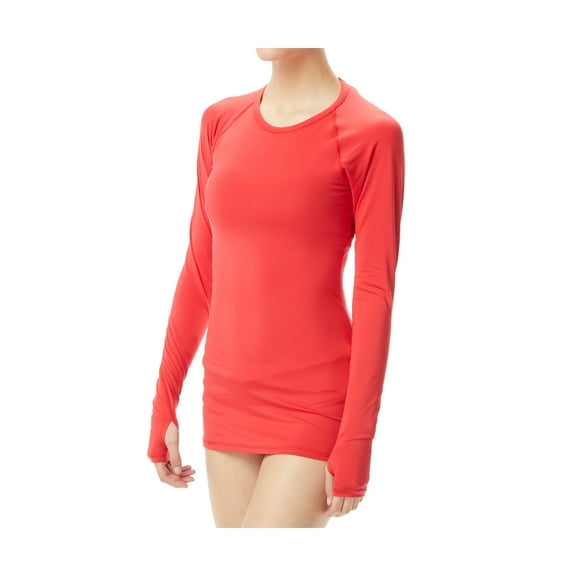 Tyr Solid Durafast Lite Long Sleeve Swim Shirt Female