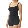 thumbnail image 1 of Tyr Solid Twisted Bra Jumpsuit Swimsuit Black Size 12, 1 of 2
