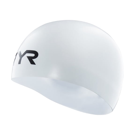 Tyr Swim Cap TRACER-X White Size Medium