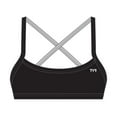 thumbnail image 1 of Tyr Two Piece Top SOLID Trinity Black Size X-Small, 1 of 1
