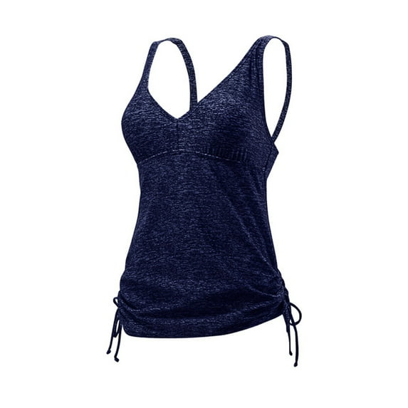 Tyr V-Neck Tankini Top MANTRA Blue Size 10