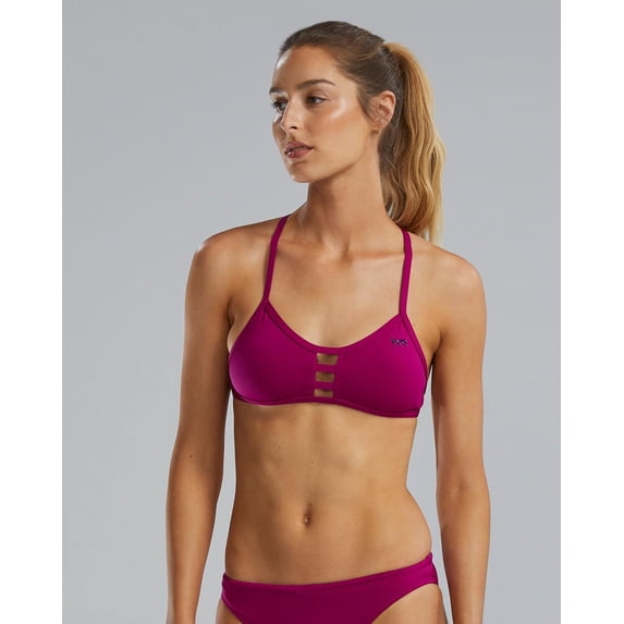 Tyr Women'S Solid Pacific Tieback Top Durafast Elite