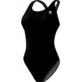 thumbnail image 1 of TYR Sport Women s Solid Durafast Maxback Swim Suit Black 40, 1 of 4