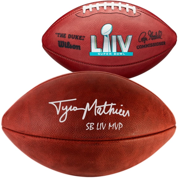 Tyrann Mathieu Kansas City Chiefs Super Bowl LIV Champions Autographed Super Bowl LIV Pro Football with "SB LIV MVP" Inscription - Fanatics Authentic Certified