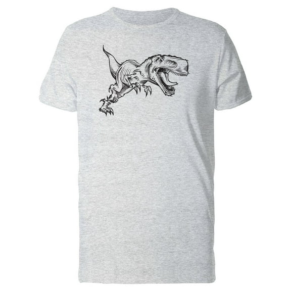 Tyrannosaurus Dinosaur Doddle T-Shirt Men -Image by Shutterstock, Male Large