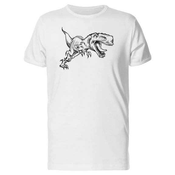 Tyrannosaurus Dinosaur Doddle T-Shirt Men -Image by Shutterstock, Male Small