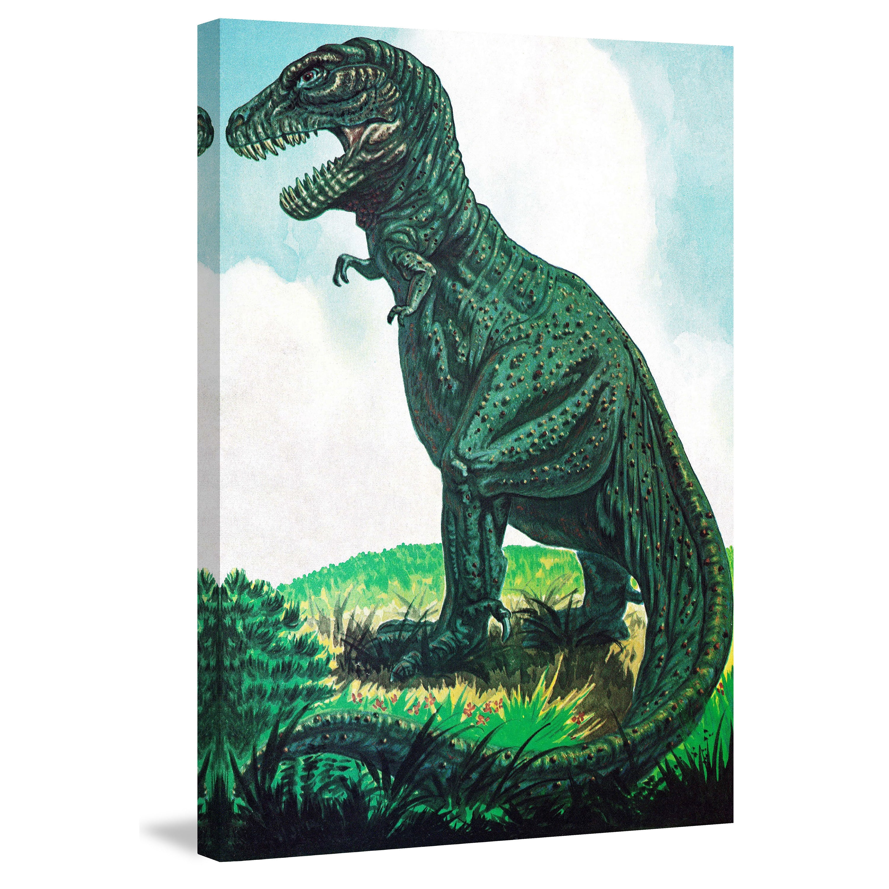 "Tyrannosaurus" Painting Print on Canvas