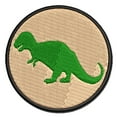 thumbnail image 1 of Tyrannosaurus Rex Dinosaur Solid Applique Multi-Color Embroidered Iron-On Patch - 3 Inch Medium, 1 of 5