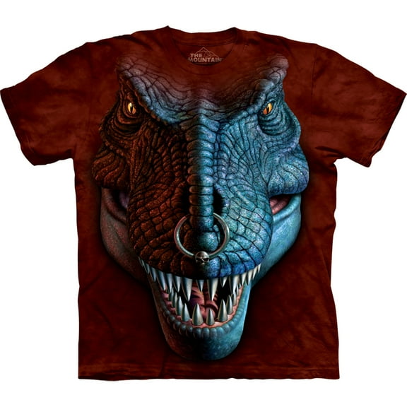 Tyrannosaurus Rex Face Kids T-Shirt - Kids Medium
