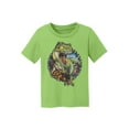 thumbnail image 1 of Tyrannosaurus Rex Kids Cotton T-Shirt - Lime Green - X-Large, 1 of 1