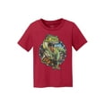 thumbnail image 1 of Tyrannosaurus Rex Kids Cotton T-Shirt - Red - Large, 1 of 1