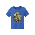 thumbnail image 1 of Tyrannosaurus Rex Kids Cotton T-Shirt - Royal - Medium, 1 of 1