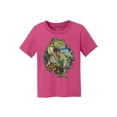 thumbnail image 1 of Tyrannosaurus Rex Kids Cotton T-Shirt - Sangria - X-Small, 1 of 1