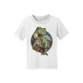 thumbnail image 1 of Tyrannosaurus Rex Kids Cotton T-Shirt - White - Small, 1 of 1