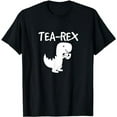 thumbnail image 1 of Tyrannosaurus Rex Tea Dino Man Woman Party Funny Design T-Shirt, 1 of 3