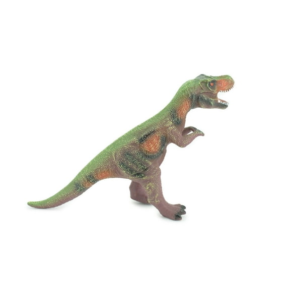 Tyrannosaurus Rex Toy, T Rex, Cretaceous Dinosaur, Hand Painted, Educational, Soft Rubber, Lifelike Model, Figurine, Replica, Gift, 15" AR06 B303