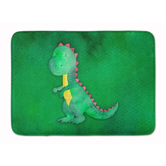 Tyrannosaurus Rex Watercolor Machine Washable Memory Foam Mat