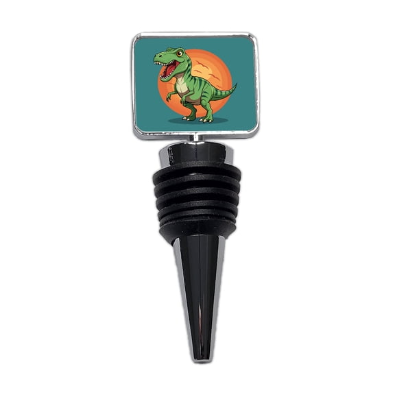 Tyrannosaurus T-Rex Dinosaur Wine Bottle Stopper Cap Plug